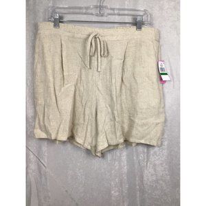 Riley & Rae Drawstring Shorts Large Calm Desert